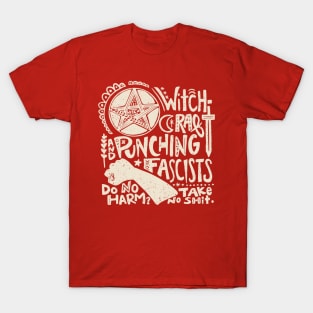 Anti fascist Witch T-Shirt